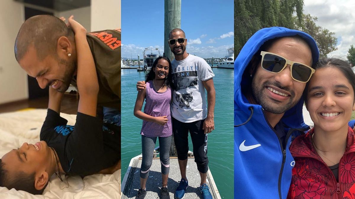 Shikhar Dhawan's kids